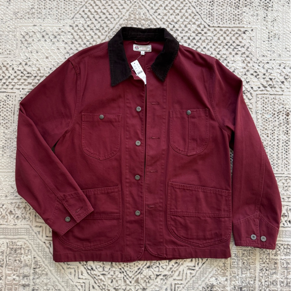 Wallace & Barnes lightweight twill chore jacket NWT sz Large